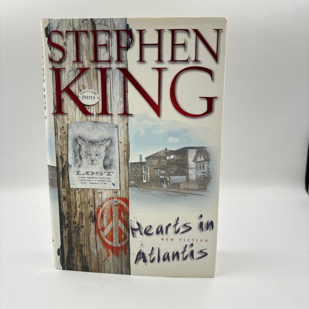 Stephen King Hearts in Atlantis Hardcover 1st Edition 1999 Scribner Excellent